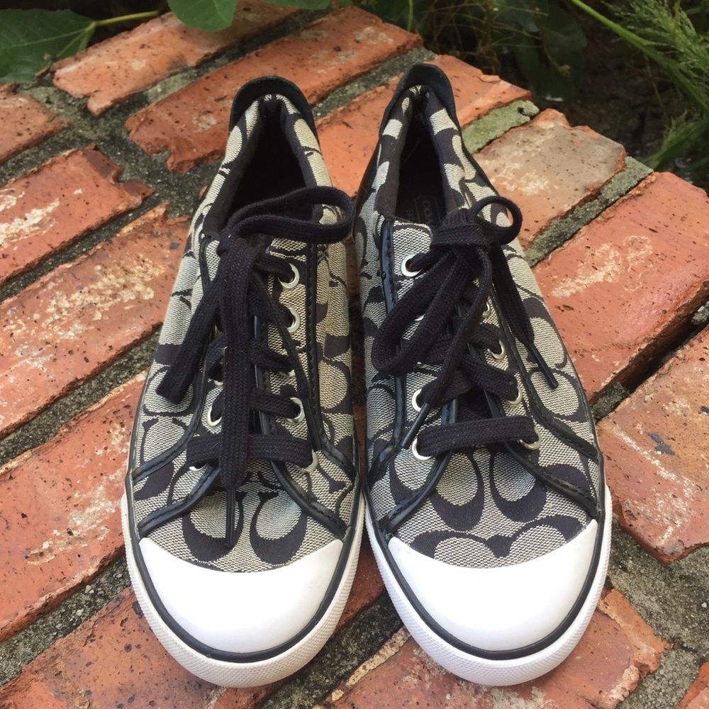 Coach Barrett Sneakers Logo Design Black SOLD OUT